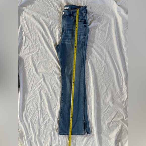 Nine West women’s bootcut denim jeans with slits in the ankles, size 10. - Picture 11 of 13